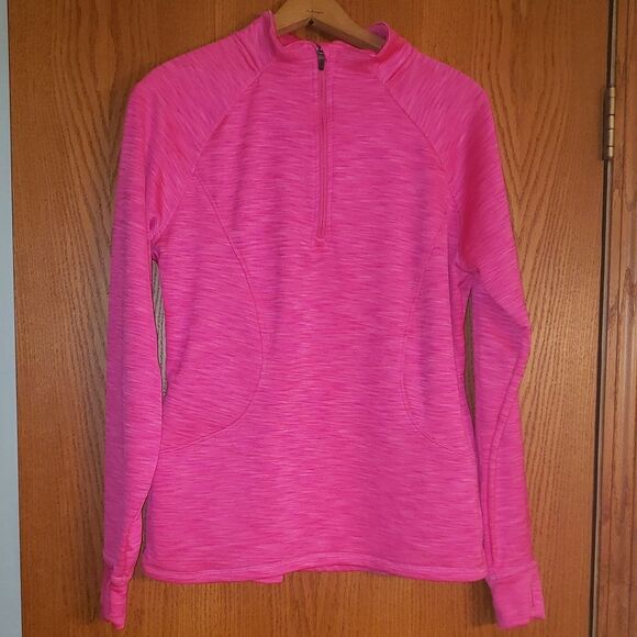 Bright Pink Marled Half-Zip RBX Performance Top Sz XL - Picture 1 of 8